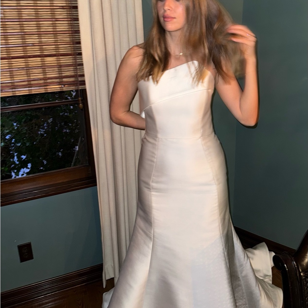 Anne Barge White Wedding Gown - Picture 3 of 5